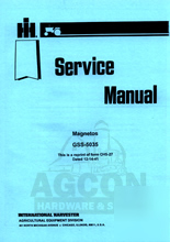 Farmall magneto service manual super a av b bn c h & hv