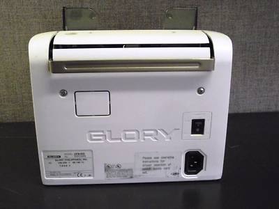 Glory 820 currency counter with counterfeit