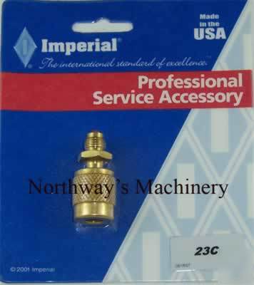 Imperial 23C hvac refrigeration low loss coupler qty:2 