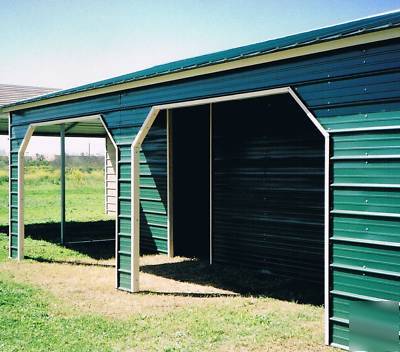 Imperial horse stable 20X36X8 two stall and tack room 