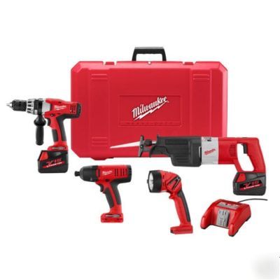 New milwaukee V18 0920-24 kit cordless combo kit 220 v