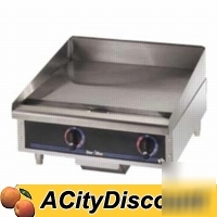 New star-max commercial 24IN flat gas griddle grill