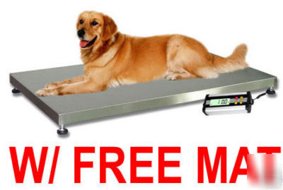 New vet veterinary animal pet dog cat scale free mat
