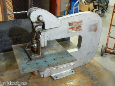 Roper whitney pexto 218 deep throat hand punch press 