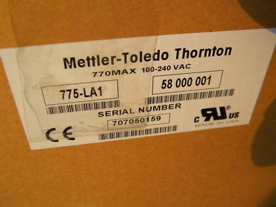 Thornton 770MAX meter, model 775-LA1, 4 analog outputs,