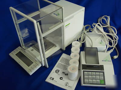  mettler AT250 deltarange analytical balance w/printer