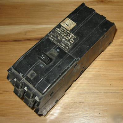 Square d type ai-e 35A 35 amp 3 pole breaker ai-E335