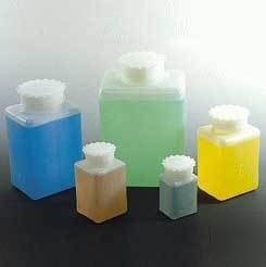 Vwr square bottles, high-density polyethylene, wide