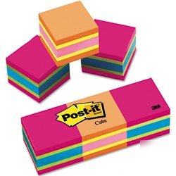 New mini cubes, 2 x 2, assorted ultra colors, 3 400-...