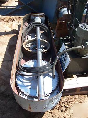 50 h. p. cowles dissolver with 10 drum stainless tank