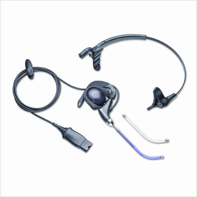 Duopro convertible over-ear/head cord telephone headset