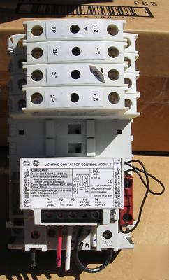 Ge 8-pole expandable lighting contactor CR460B w/module