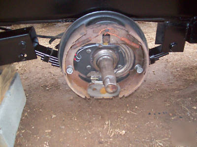 9 ton belshe equipment trailer-1998 model