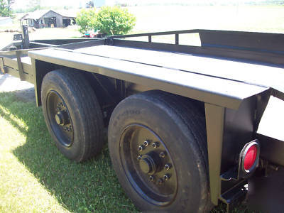 9 ton belshe equipment trailer-1998 model