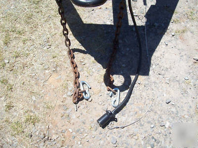 9 ton belshe equipment trailer-1998 model