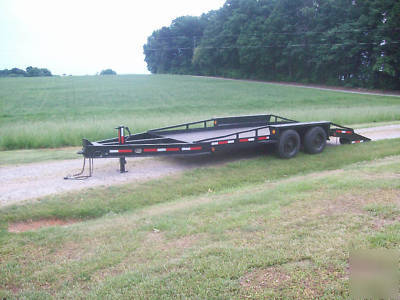 9 ton belshe equipment trailer-1998 model