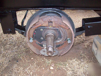9 ton belshe equipment trailer-1998 model