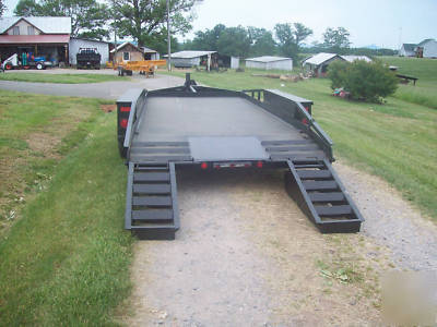 9 ton belshe equipment trailer-1998 model