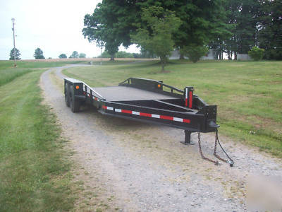 9 ton belshe equipment trailer-1998 model