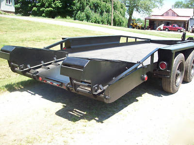 9 ton belshe equipment trailer-1998 model