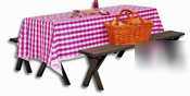 Atlantis poly table cover red 40IN x 300FT |1 ea|