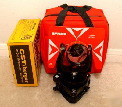 Cst prism 1/2 traverse set fits all sokkia topcon nikon