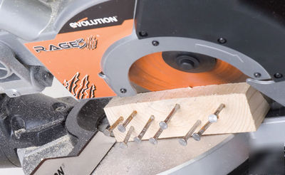 Evolution rage 3 multipurpose sliding miter saw