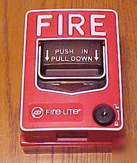 Fire lite bg-12LX addressable fire pull station