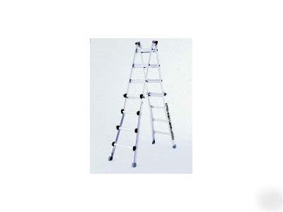 17 1AA demo little giant ladder 375LB w/ wheels & 3 acc
