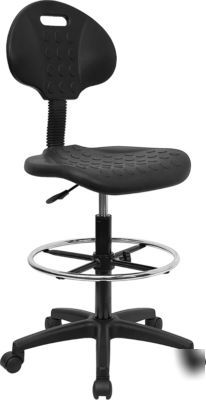2 ''tuff butt'' blacksoft drafting stools free shipping
