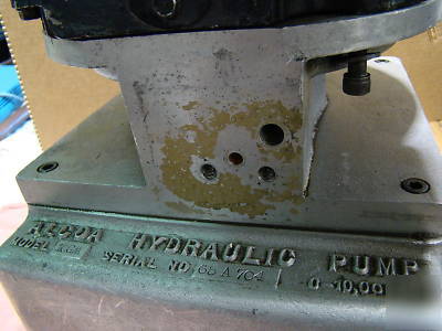 Alcoa chance hubbell hydraulic power unit pump gas powe