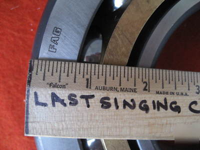 Fag ball bearings,large 8 7/16 