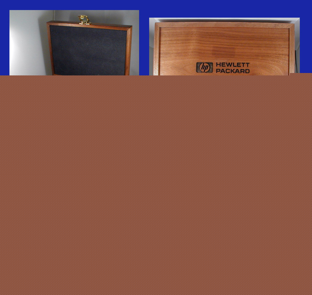 Hp hewlett packard wood wooden instrument cal case box