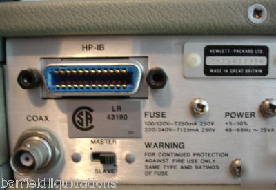 Hp-ib 37203A extender agilent hewlett packard 
