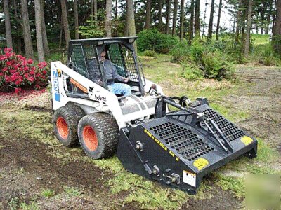 Rockhound RH72B landscape rake, low hour rental unit