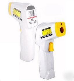 Infrared thermometer w/laser point gun shape no contact