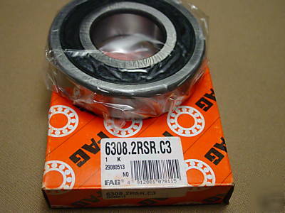 Lot of two 6308 2RS bearing fag brand german quality