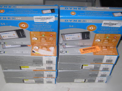 20 dynex 54MBPS 802.11B wireless g notebook card dx-