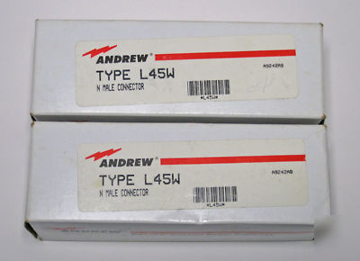 Andrew L45W n-male connectors for 7/8