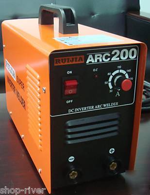 Arc-200 dc inverter mma stick machine & 1 year warranty