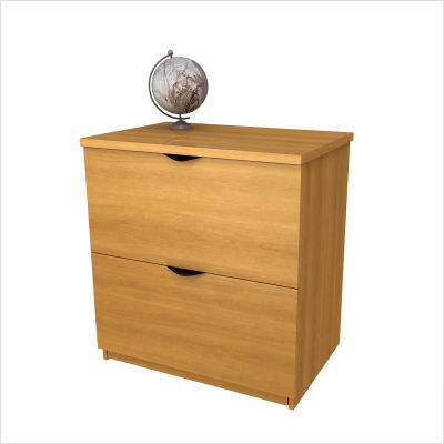 Bestar innova lateral file finish: cappuccino cherry