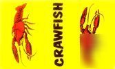 Crawfish flag 3' x 5' craw dad business seafood banner 