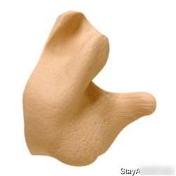 Custom molded earplugs tan w/black lanyard 10 min fit