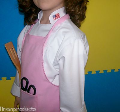 Kids apron one size fits 2-9 children nice gift green