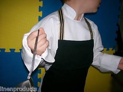 Kids apron one size fits 2-9 children nice gift green