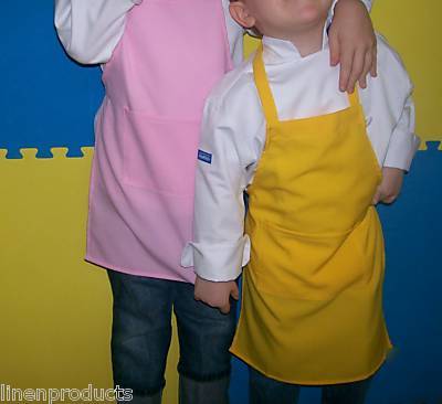 Kids apron one size fits 2-9 children nice gift green