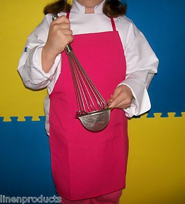 Kids apron one size fits 2-9 children nice gift green