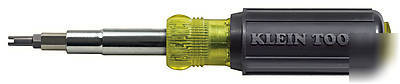 Klein tools 32527 11-in-1 screwdriver w/schrader tool