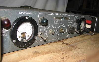 Lambda regulated power supply model LE101-fm 0-36V 5A
