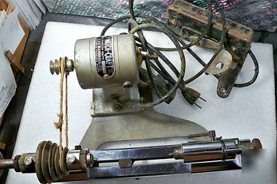 Levin watch lathe & collets etc watchcraft motor